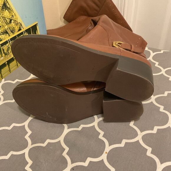 Gibson Mortimer brown leather over knee boots sz.6.5 - Picture 6 of 7